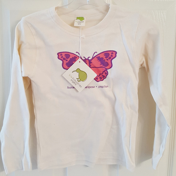 100% ORGANIC T-SHIRT NWT KIWI INDUSTRIES Designer Kids Wear Multiple Styles - Picture 2 of 7